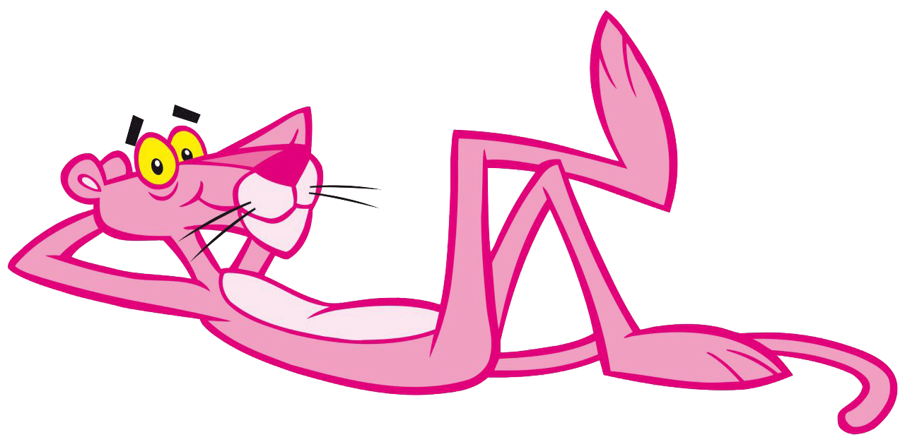 Pink Panther laying