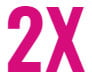 2x