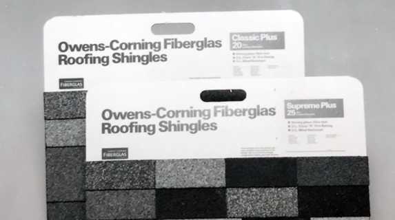 128836 fibeglass shingles